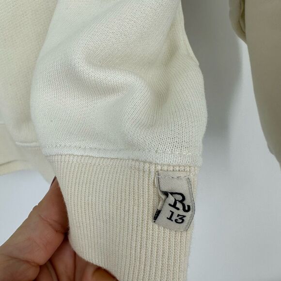 R13 Cream Nirvana Graphic Sweatshirt - Picture 9 of 10